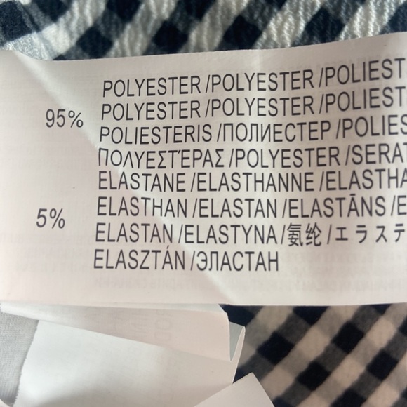 MinkPink Size Small Plaid Mini Skirt with Floral Print - Picture 6 of 6